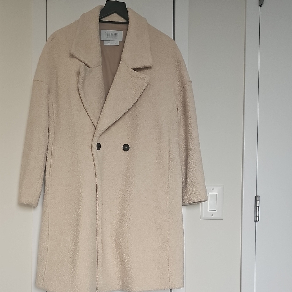 Harris Wharf London faux fur coat